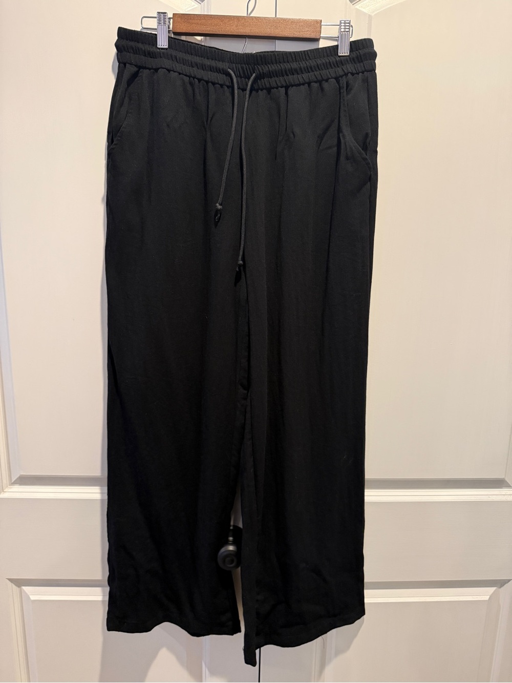 Women’s Halara Black Drawstring Wide Leg Pants